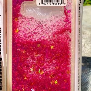 NWT Samsung Galaxy On5 Pink Glitter Phone Case